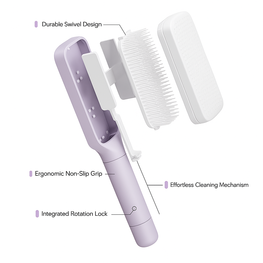 Clean-Click Hair Comb